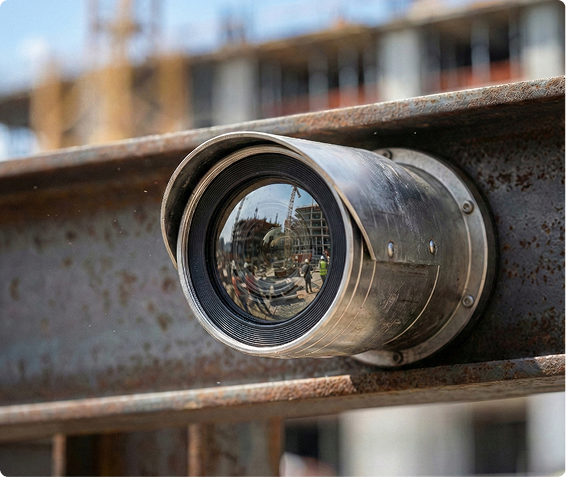 Computer Vision for Job Sites Illustration